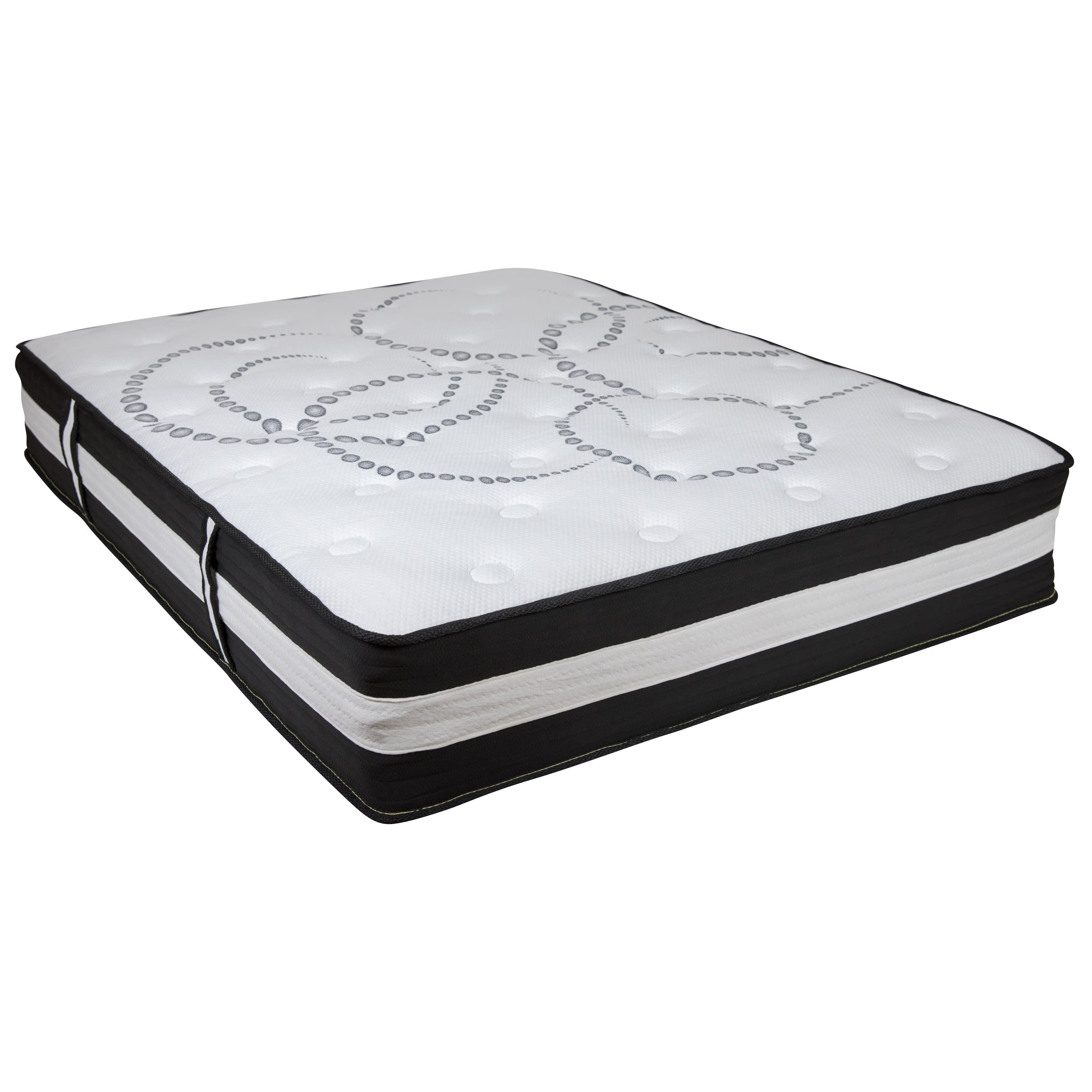 FLASH Capri 12-Inch Hybrid Pocket Spring Mattress
