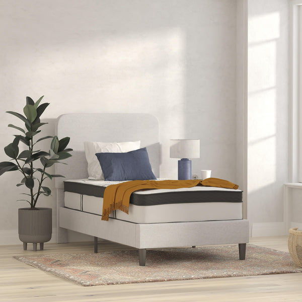 FLASH Capri 12-Inch Hybrid Pocket Spring Mattress