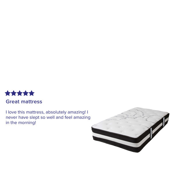 FLASH Capri 12-Inch Hybrid Pocket Spring Mattress