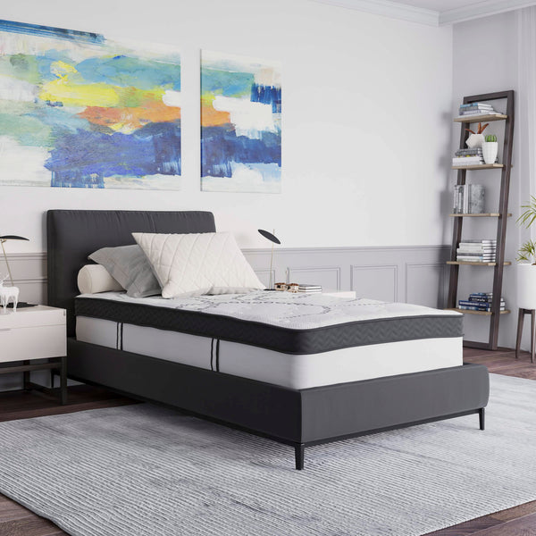 FLASH Capri 12-Inch Hybrid Pocket Spring Mattress
