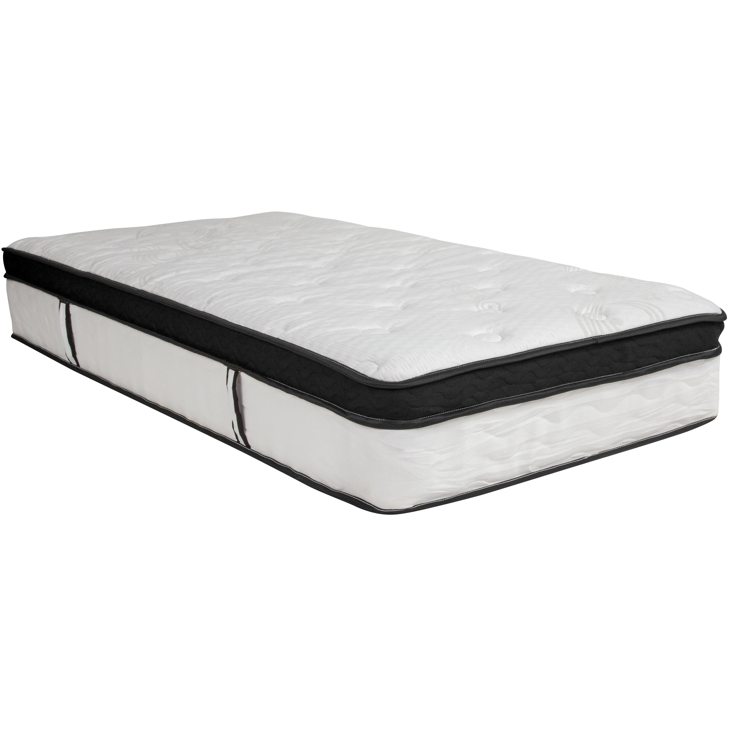 FLASH Capri 12-Inch Queen Hybrid Memory Foam Pocket Spring Mattress