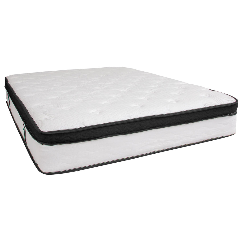 FLASH Capri 12-Inch Queen Hybrid Memory Foam Pocket Spring Mattress