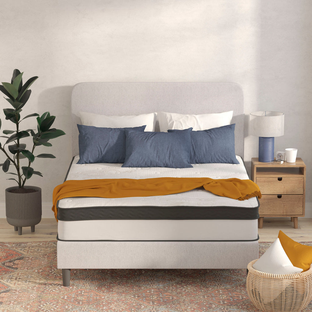 FLASH Capri 12-Inch Queen Hybrid Memory Foam Pocket Spring Mattress