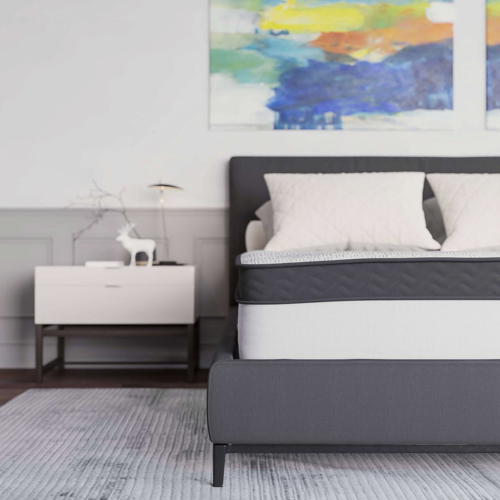 FLASH Capri 12-Inch Queen Hybrid Memory Foam Pocket Spring Mattress