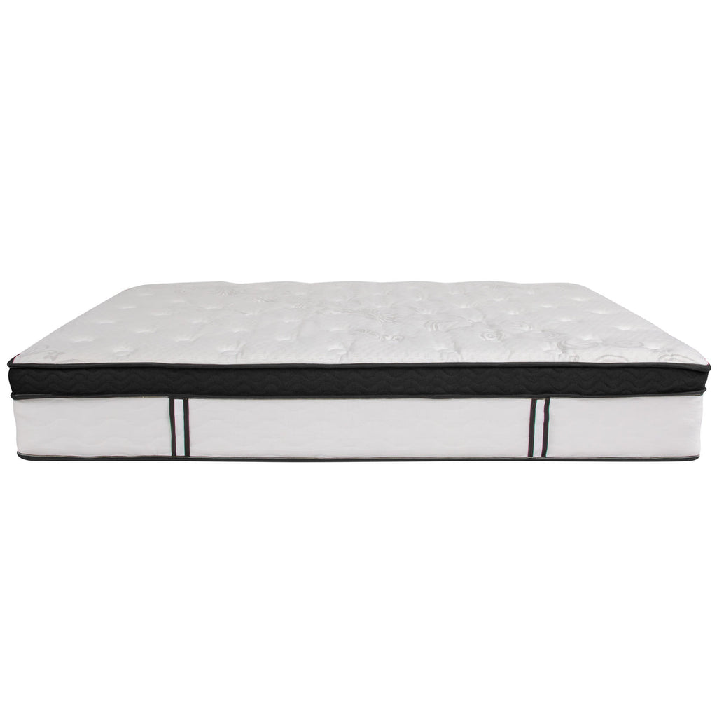 FLASH Capri 12-Inch Queen Hybrid Memory Foam Pocket Spring Mattress