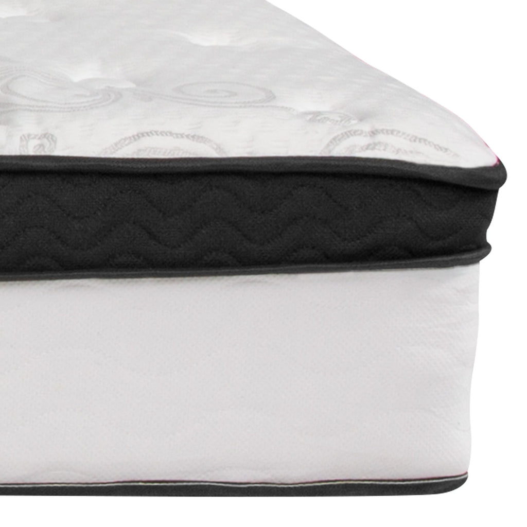 FLASH Capri 12-Inch Queen Hybrid Memory Foam Pocket Spring Mattress