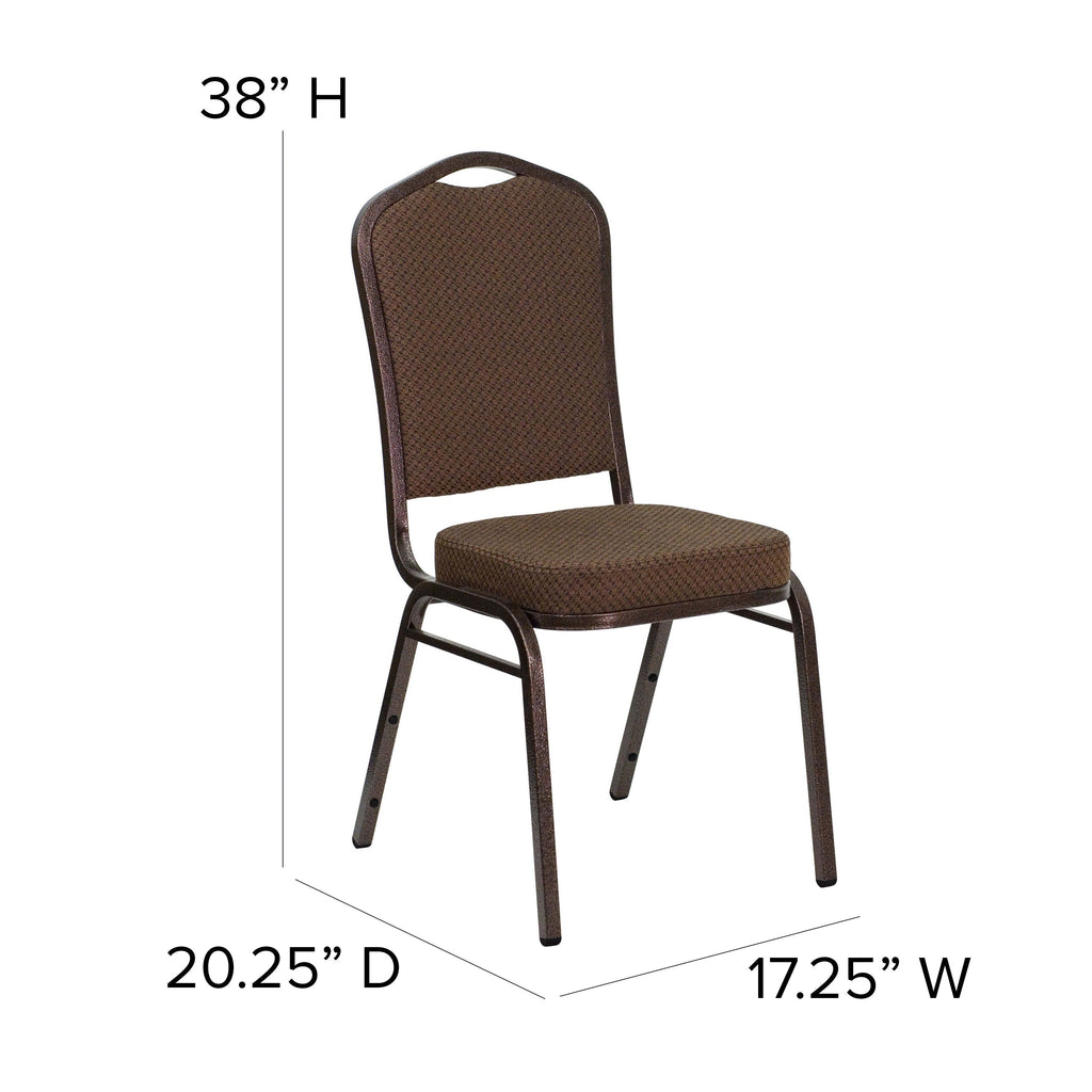 HERCULES Crown Back Stacking Banquet Chair 500lb Capacity