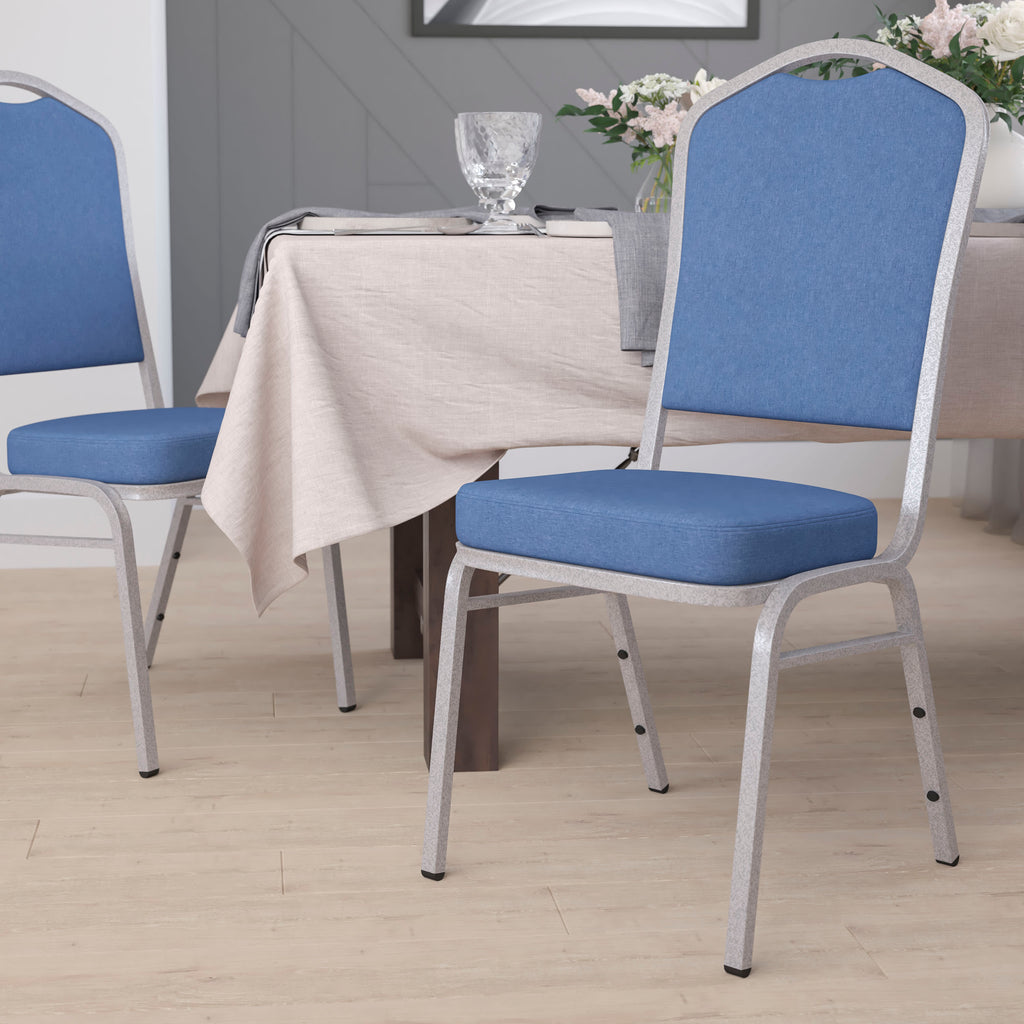 HERCULES Crown Back Stacking Banquet Chair 500lb Capacity