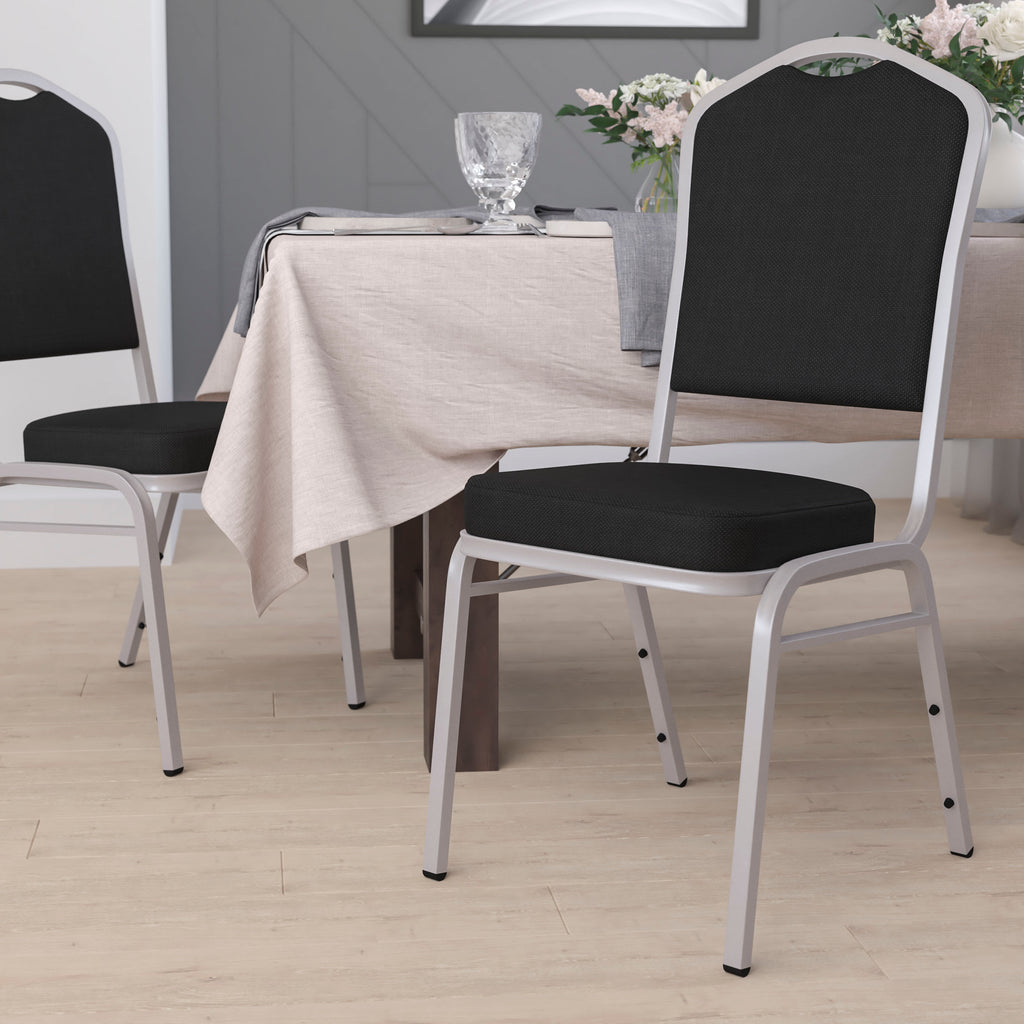 HERCULES Crown Back Stacking Banquet Chair 500lb Capacity