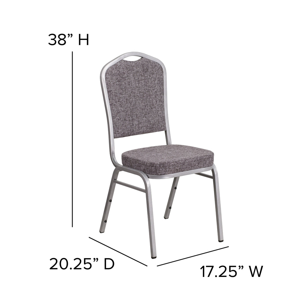 HERCULES Crown Back Stacking Banquet Chair 500lb Capacity