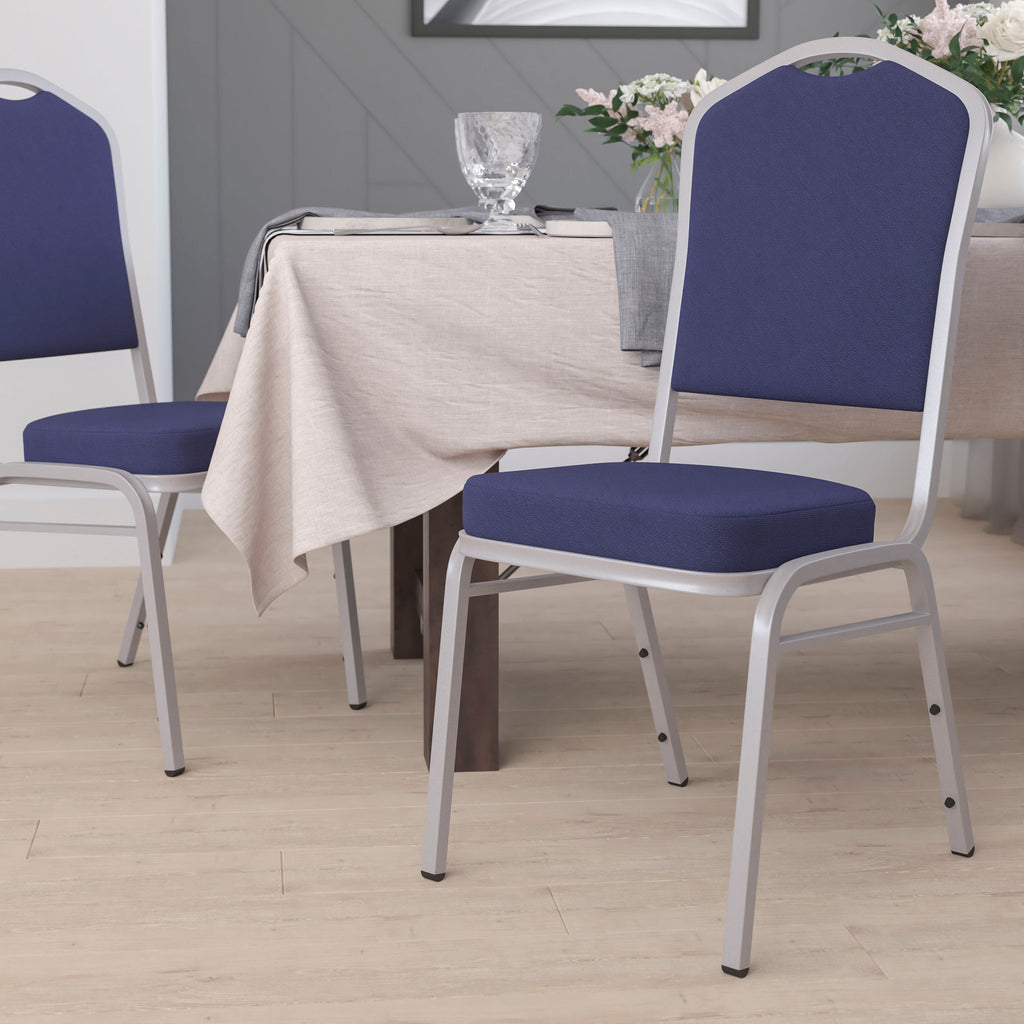 HERCULES Crown Back Stacking Banquet Chair 500lb Capacity