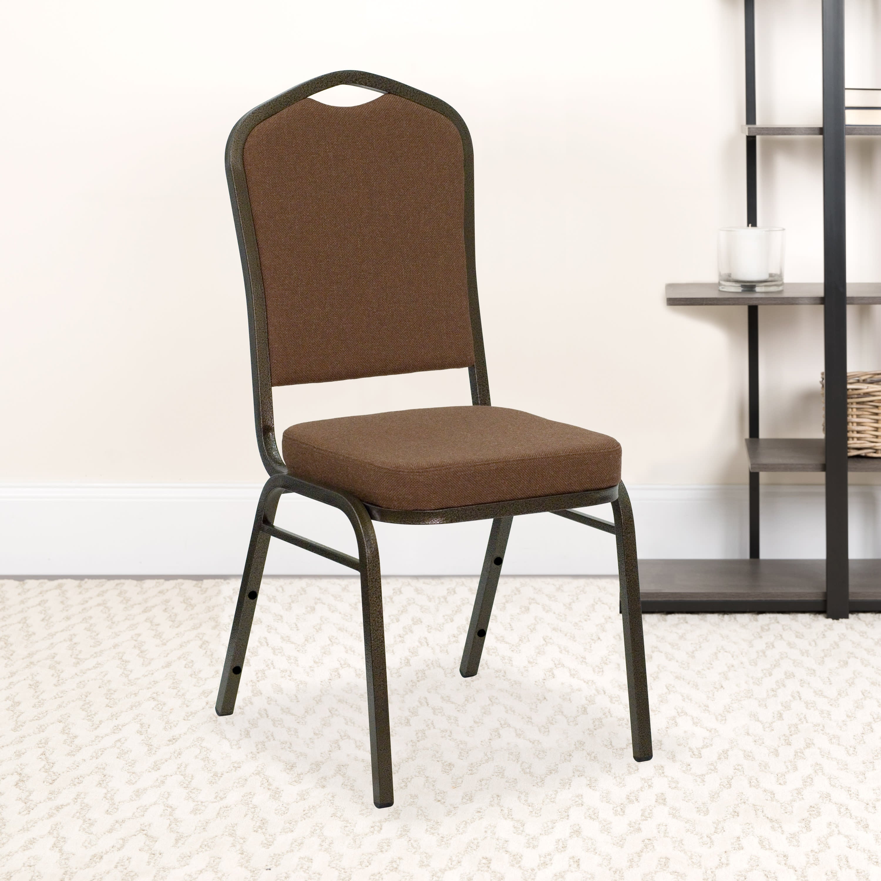 HERCULES Crown Back Stacking Banquet Chair 500lb Capacity