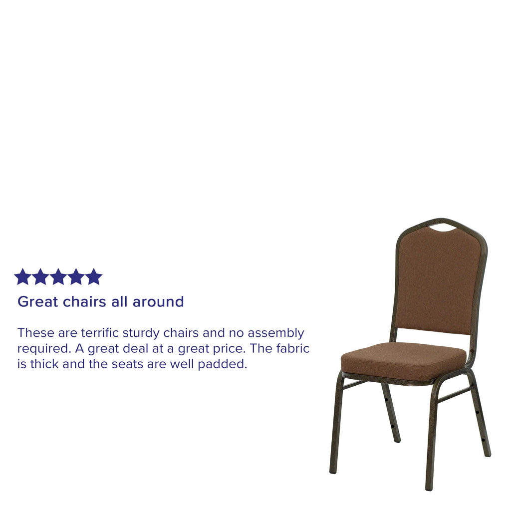 HERCULES Crown Back Stacking Banquet Chair 500lb Capacity
