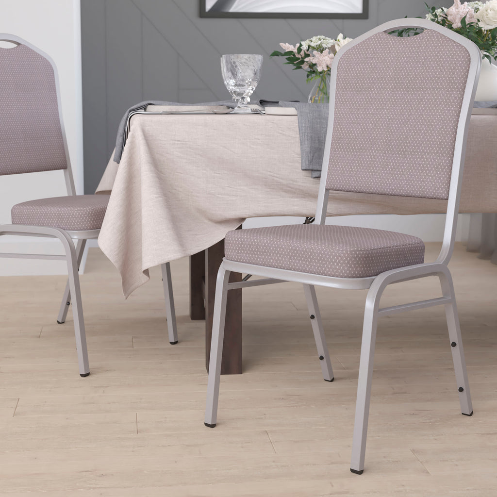HERCULES Crown Back Stacking Banquet Chair 500lb Capacity