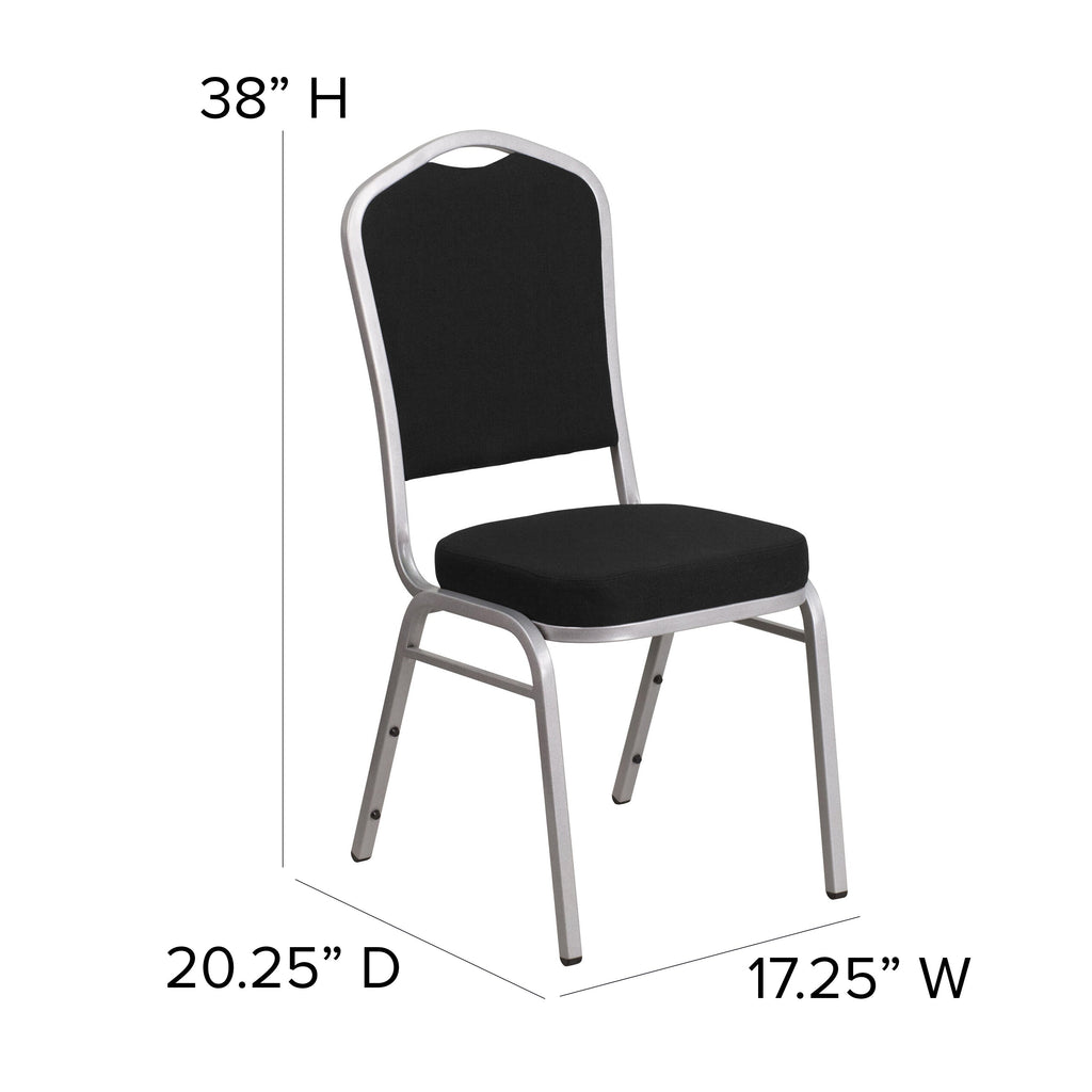 HERCULES Crown Back Stacking Banquet Chair 500lb Capacity
