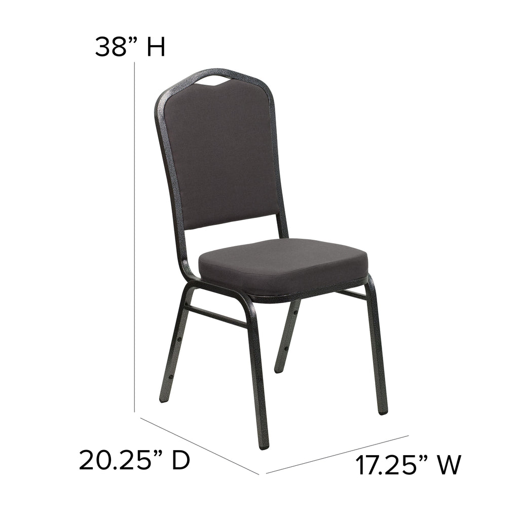 HERCULES Crown Back Stacking Banquet Chair 500lb Capacity