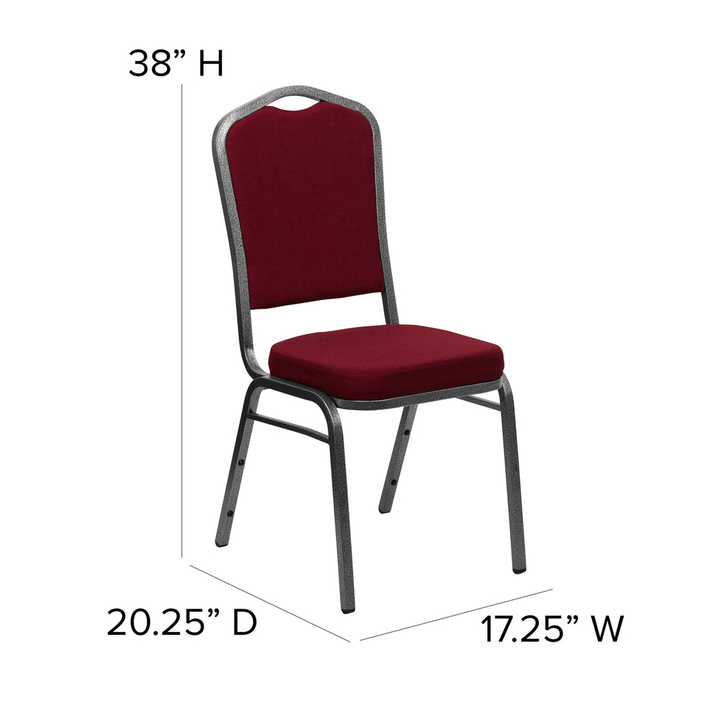 HERCULES Crown Back Stacking Banquet Chair 500lb Capacity