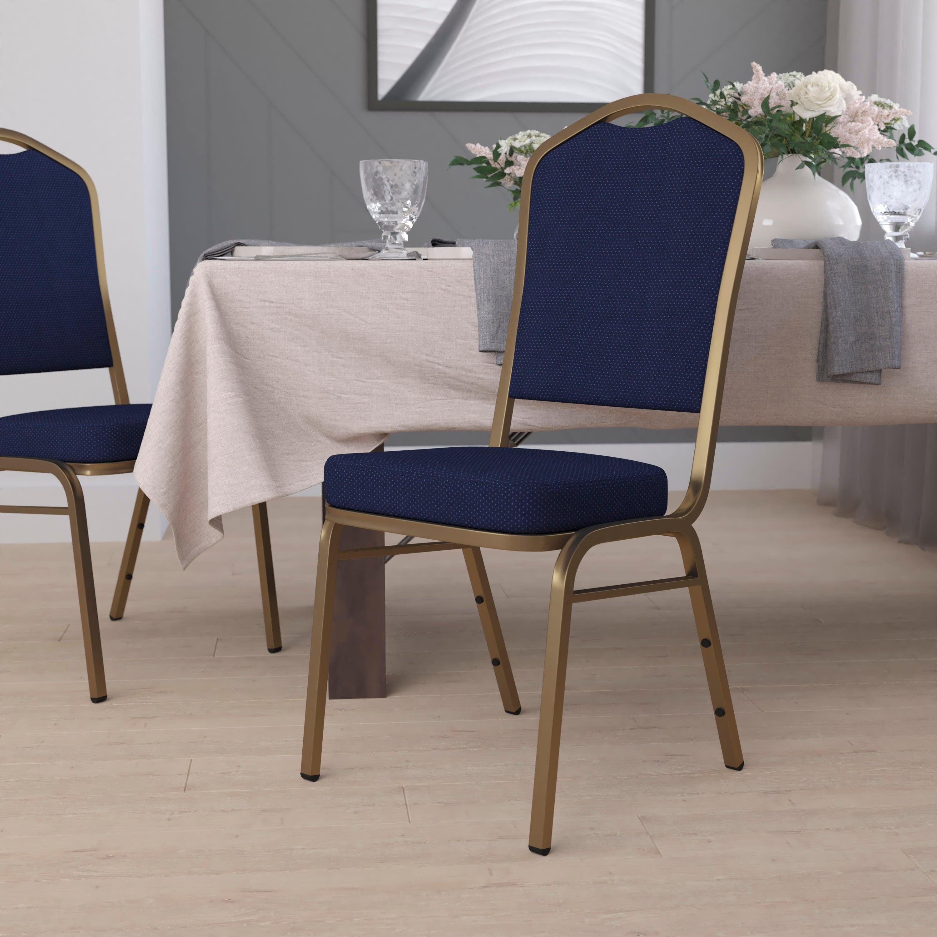 HERCULES Crown Back Stacking Banquet Chair 500lb Capacity