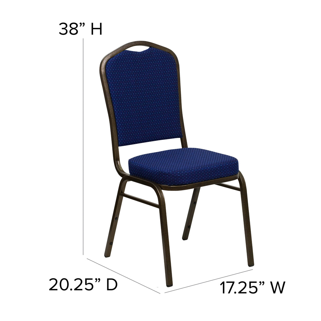 HERCULES Crown Back Stacking Banquet Chair 500lb Capacity