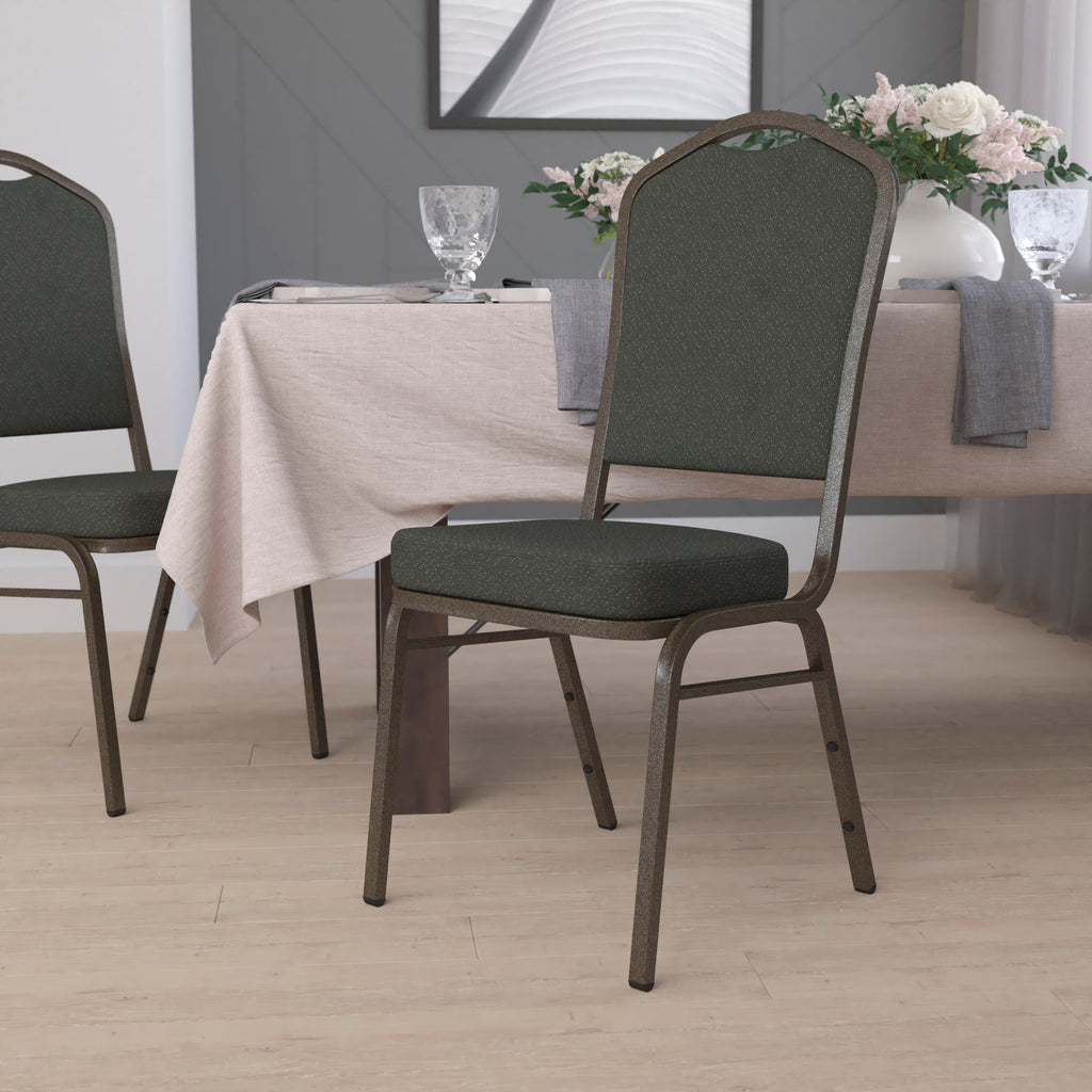 HERCULES Crown Back Stacking Banquet Chair 500lb Capacity