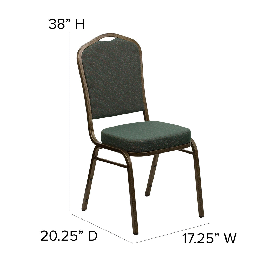HERCULES Crown Back Stacking Banquet Chair 500lb Capacity