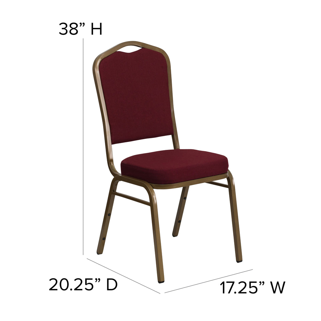 HERCULES Crown Back Stacking Banquet Chair 500lb Capacity