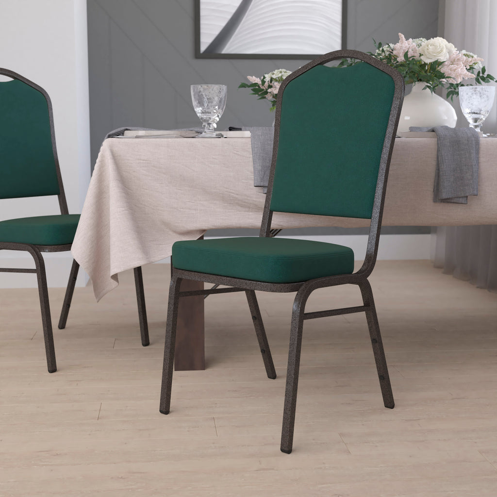 HERCULES Crown Back Stacking Banquet Chair 500lb Capacity
