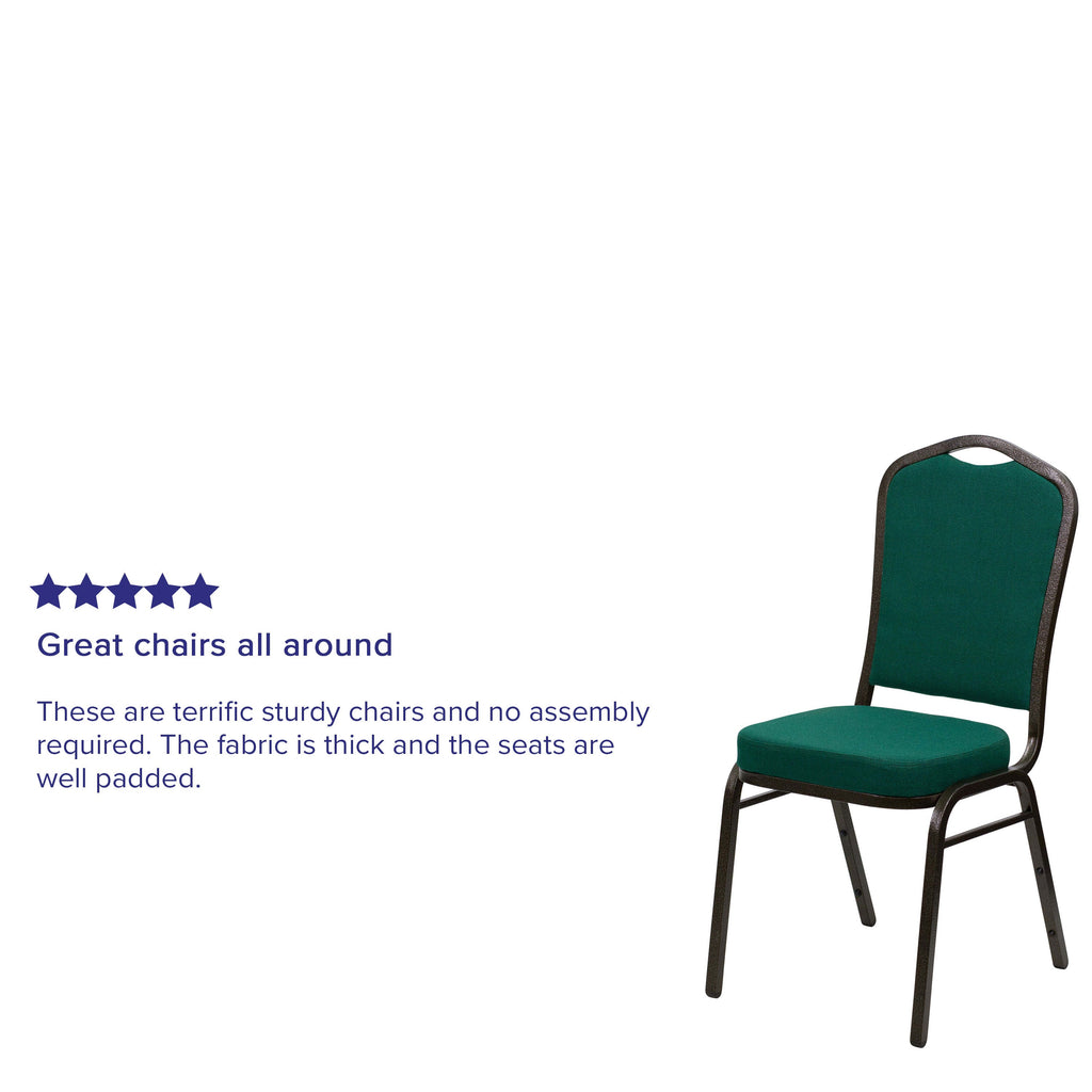 HERCULES Crown Back Stacking Banquet Chair 500lb Capacity