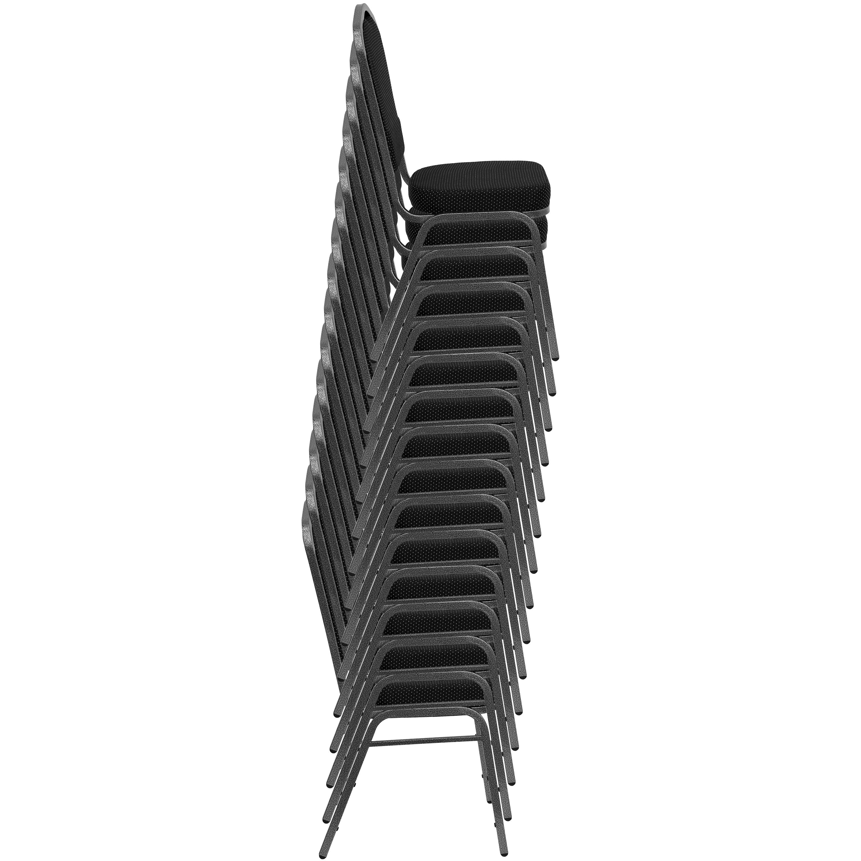 HERCULES Crown Back Stacking Banquet Chair 500lb Capacity