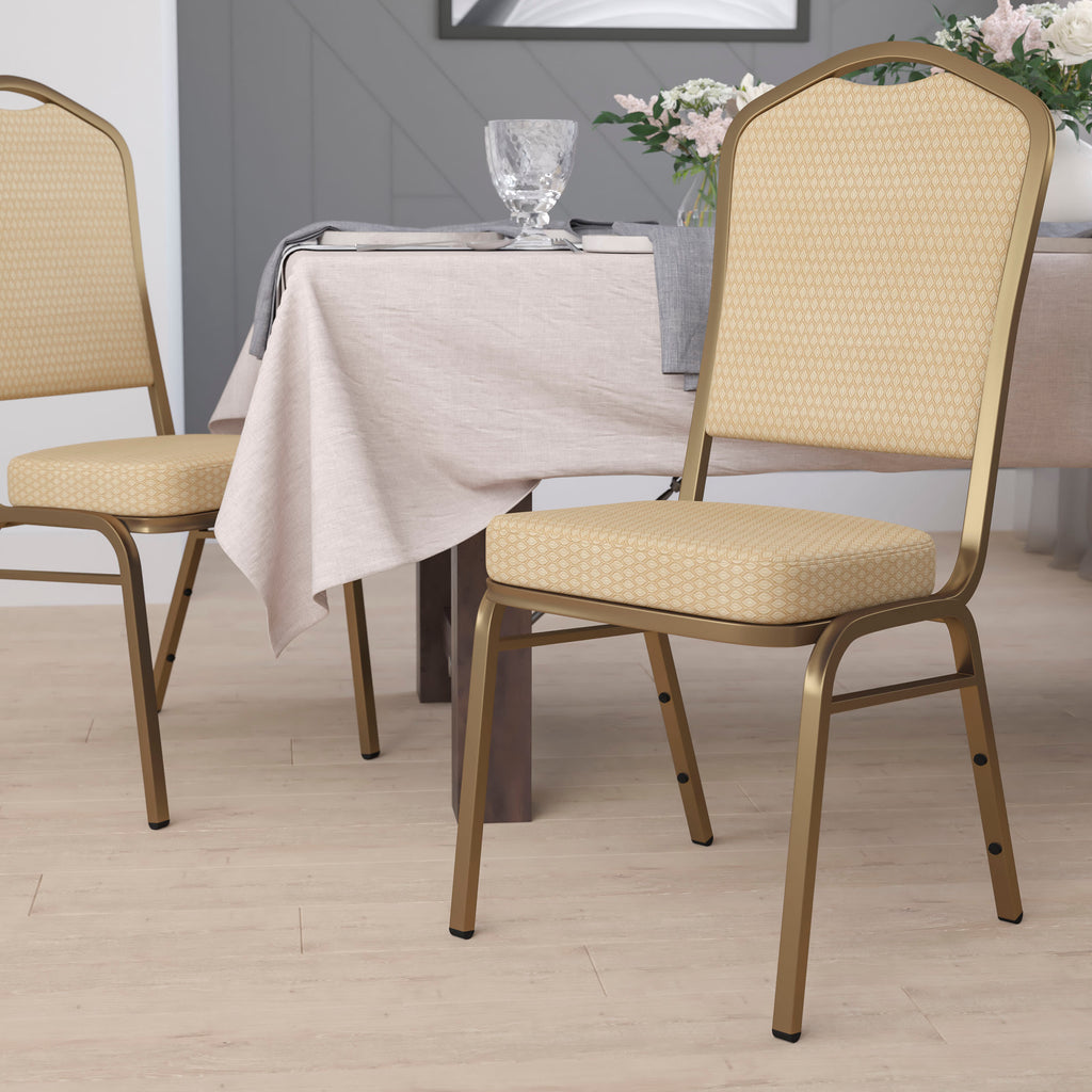 HERCULES Crown Back Stacking Banquet Chair 500lb Capacity
