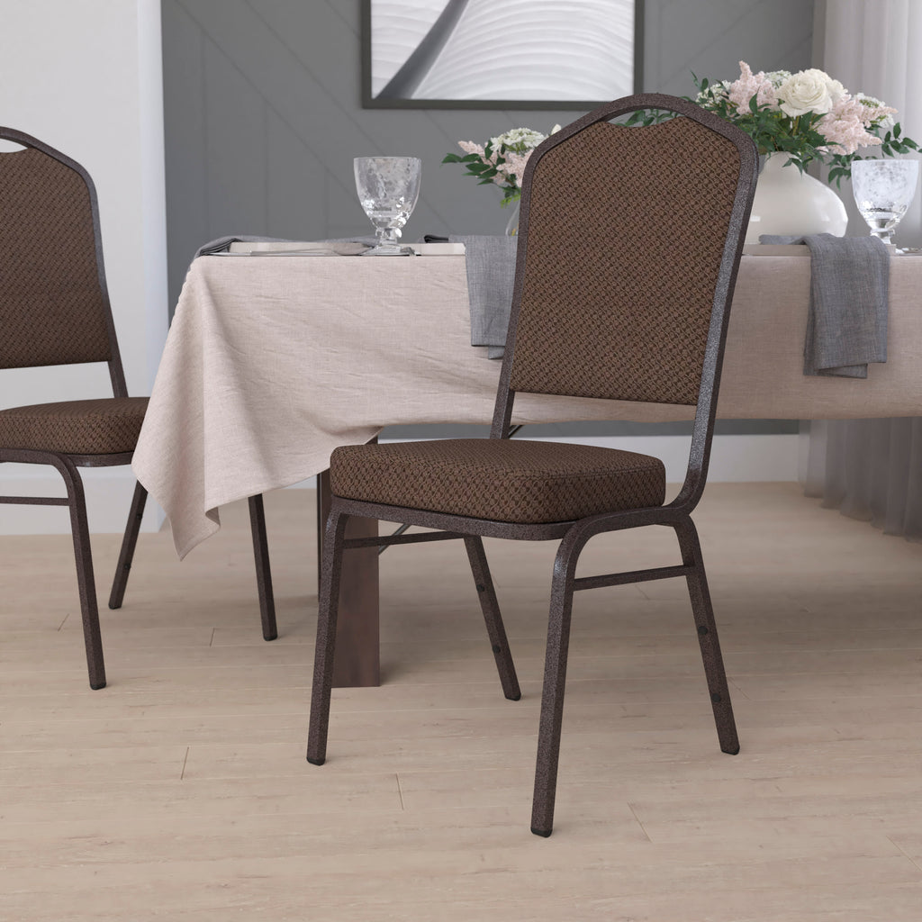 HERCULES Crown Back Stacking Banquet Chair 500lb Capacity